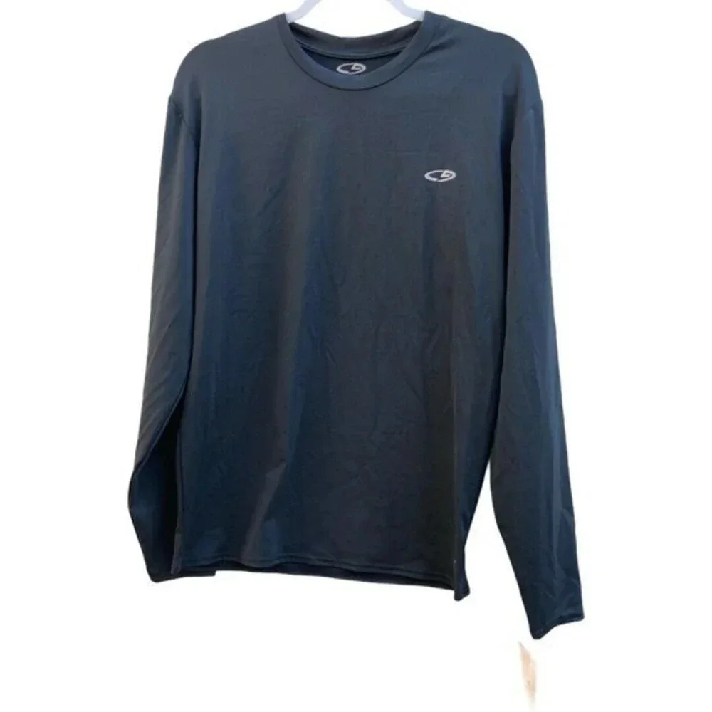 Champion C9 XXL Long Sleeve Activewear Base Layer UV Protection Duo Dry Blk NEW